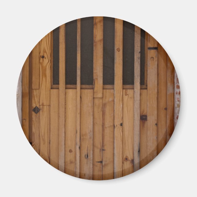 Aimant Porte de plage de Wood Slats Costa Brava Espagne (Devant)