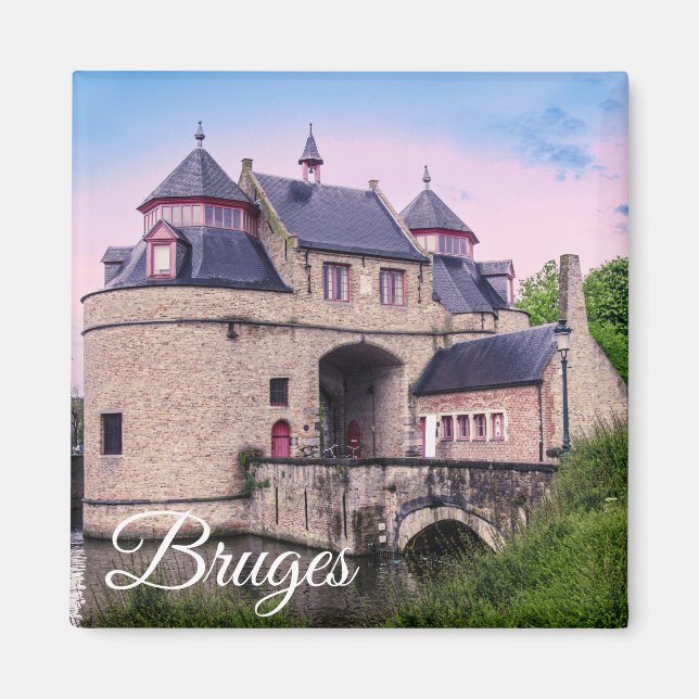 Aimant Porte historique de la ville à Bruges (Devant)