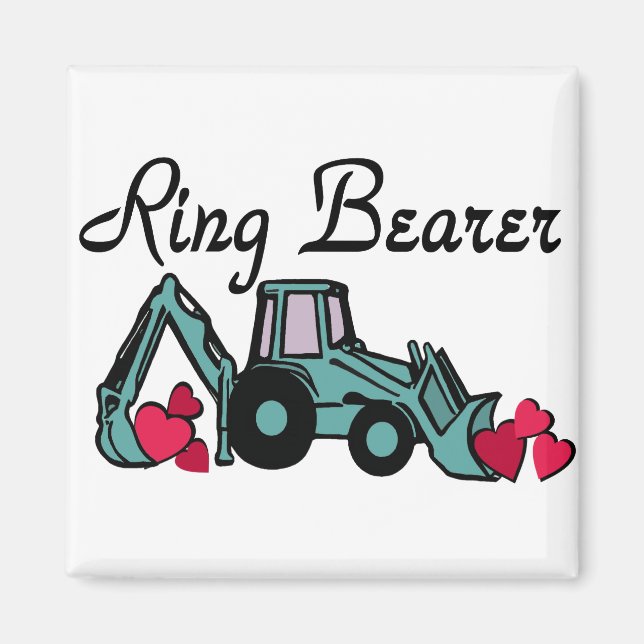 Aimant Porteur de bague Backhoe (Devant)