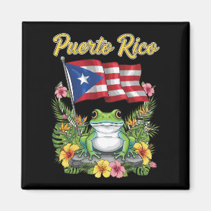 Aimant Porto Rico Coquí Frog Boricua Pride