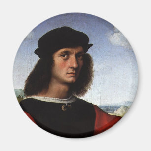 Aimant Portrait d'Agnolo Doni par Raphael Sanzio