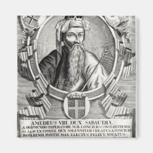 Aimant Portrait d'Amedee VIII Le Pacifique