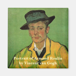 Aimant Portrait d'Armand Roulin par Vincent van Gogh