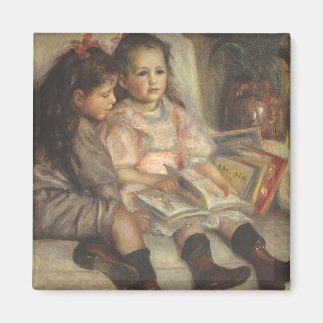 Aimant Portrait de Caillebotte Enfants par Pierre Renoir (Devant)