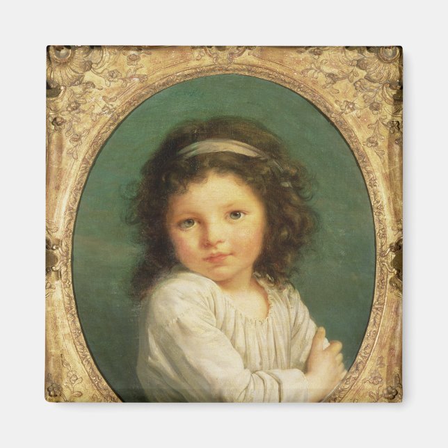 Aimant Portrait de Caroline Lalive de la Briche, 1786 (Devant)