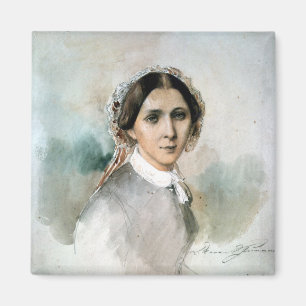 Aimant Portrait de Clara Schumann 1853