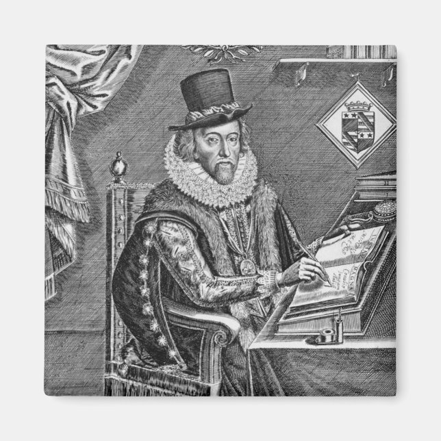 Aimant Portrait de Francis Bacon (1561-1626) Viscount de (Devant)