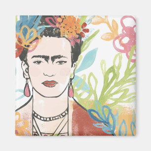 Aimant Portrait de Frida Kahlo