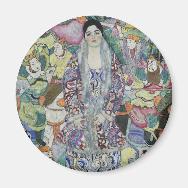Aimant Portrait de Friederike Maria Beer par Gustav Klimt (Devant)