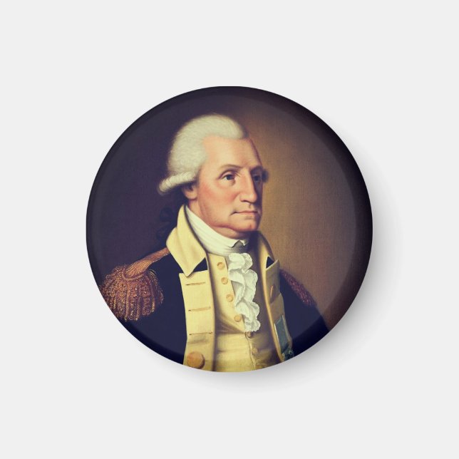 Aimant Portrait de George Washington (1790) (Devant)