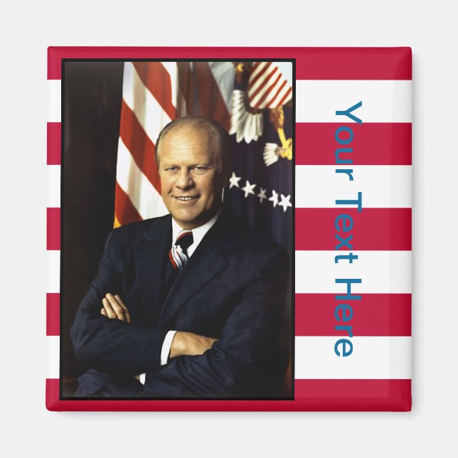 Aimant Portrait de Gerald Ford (Devant)