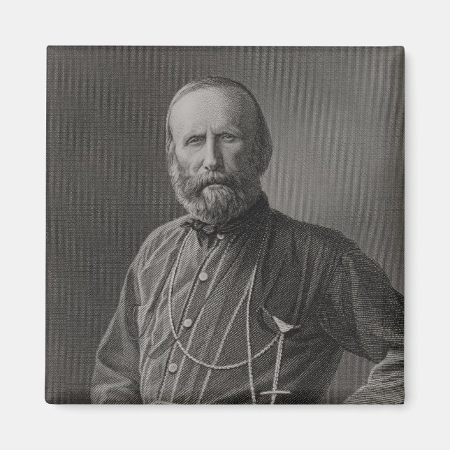Aimant Portrait de Giuseppe Garibaldi (Devant)