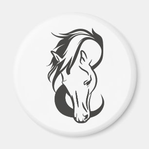 Aimant portrait de Horse,