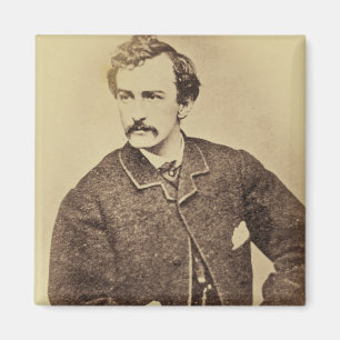 Aimant Portrait de John Wilkes Booth   1861-65