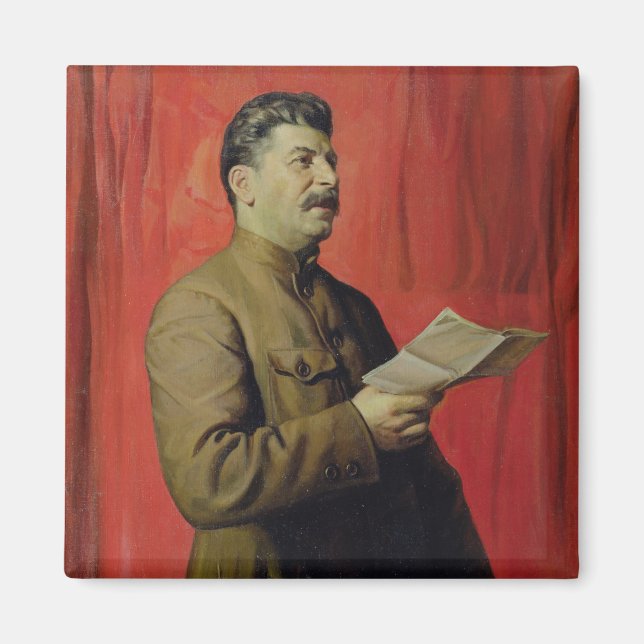 Aimant Portrait de Josif Staline, 1933 (Devant)