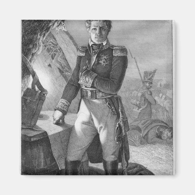 Aimant Portrait de Laurent de Gouvion Saint-Cyr (Devant)