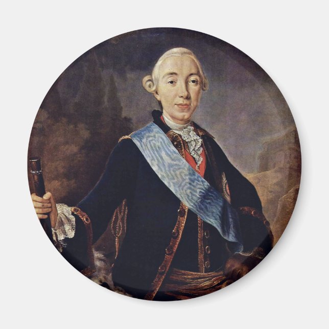 Aimant Portrait De L'Empereur Russe Peter Iii. Par Pfan (Devant)