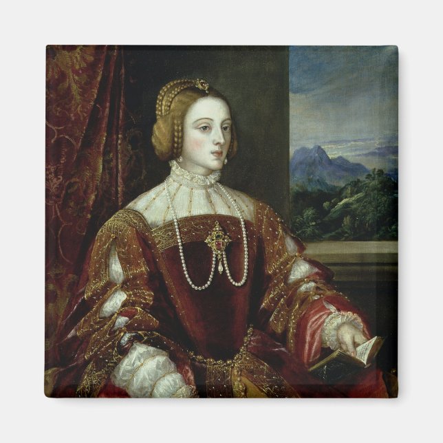 Aimant Portrait de l'impératrice Isabella du Portugal (Devant)
