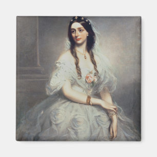Aimant Portrait de Mme C.W.Stoughton (d.1907), Trois-quar