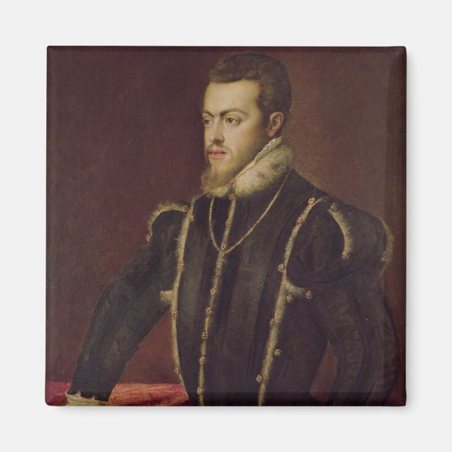 Aimant Portrait de Philippe II d'Espagne (Devant)