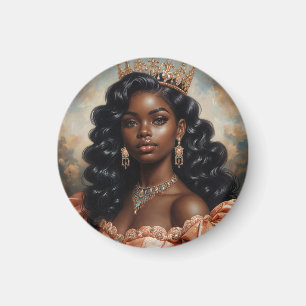 Aimant Portrait de Princesse Noire