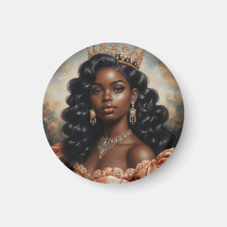 Aimant Portrait de Princesse Noire