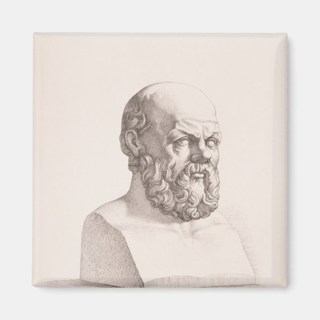 Aimant Portrait de Socrates (Devant)
