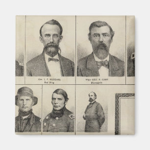 Aimant Portrait des hommes militaires, Minnesota