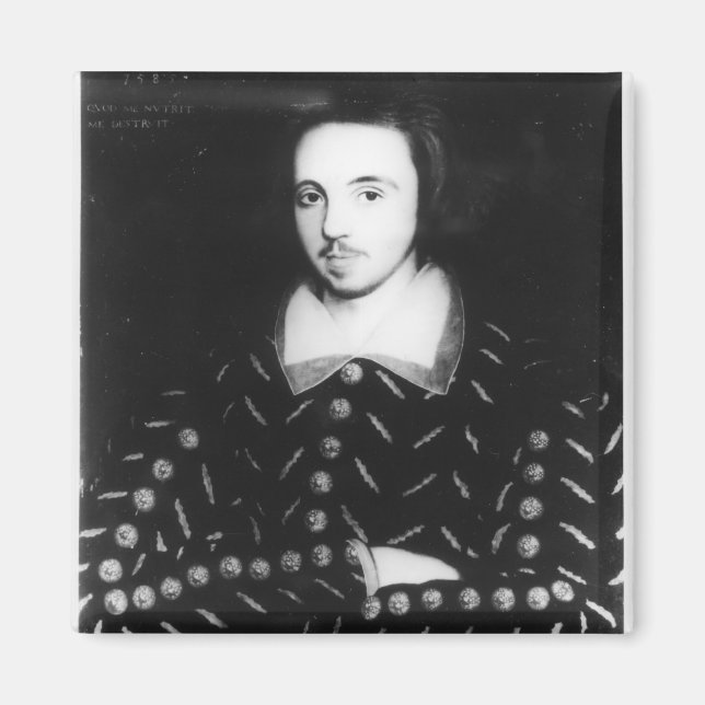 Aimant Portrait dit être Christopher Marlowe (Devant)