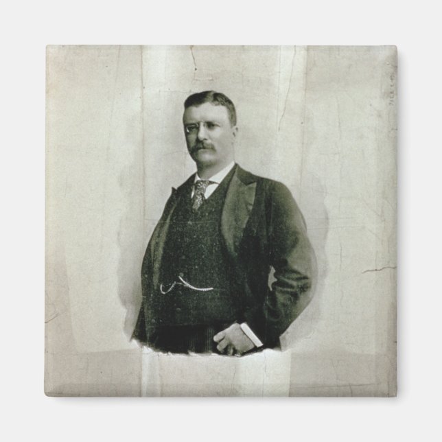 Aimant Portrait du colonel Theodore Roosevelt (Devant)