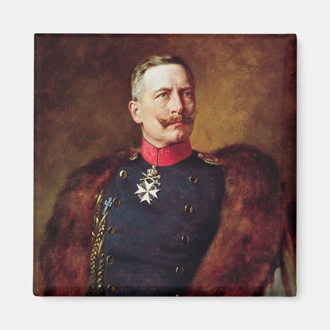 Aimant Portrait du Kaiser Guillaume II (Devant)