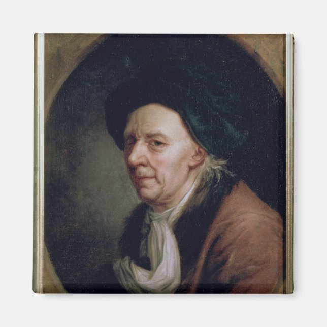 Aimant Portrait du mathématicien Leonard Euler (Devant)