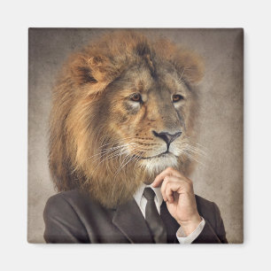 Aimant Portrait d'un lion