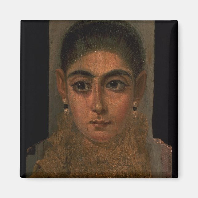 Aimant Portrait d'une femme sur l'or pectoral (Devant)