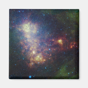 Aimant Portrait infrarouge révélant les étoiles et la pou