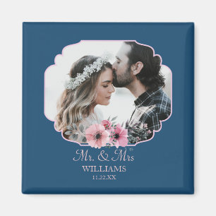 Aimant Portrait Marié Portrait Anniversaire du mariage