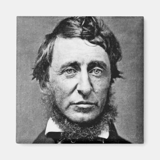 Aimant Portrait Photographie de Henry David Thoreau