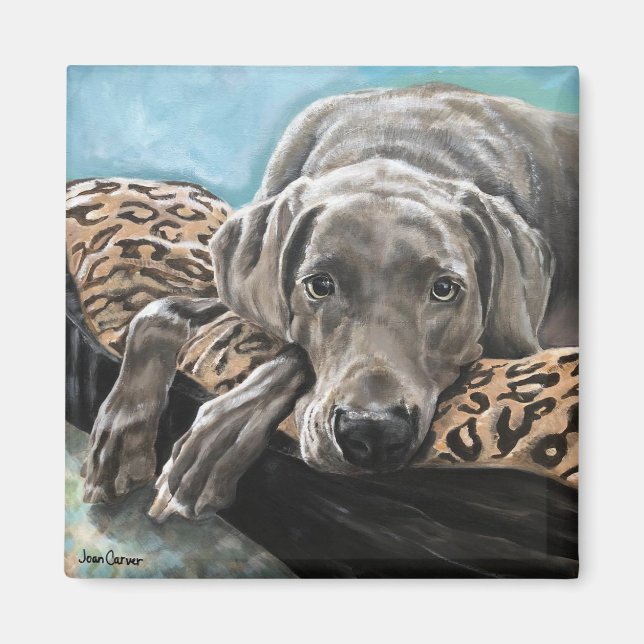 Aimant Portrait pour animaux -Jaeger (Devant)