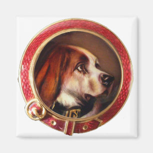 Aimant PORTRAITS DE CHIEN MINIATURE Bloodhound