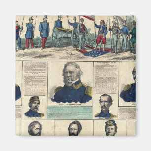Aimant Portraits militaires