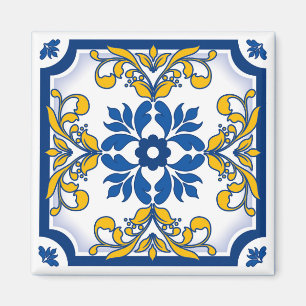 Aimant Portuguese Azulejo Ceramic Tile