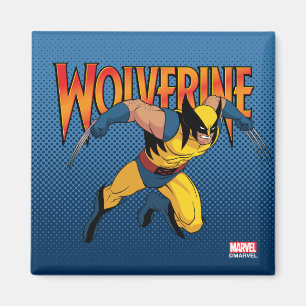 Aimant Pose de caractères Wolverine