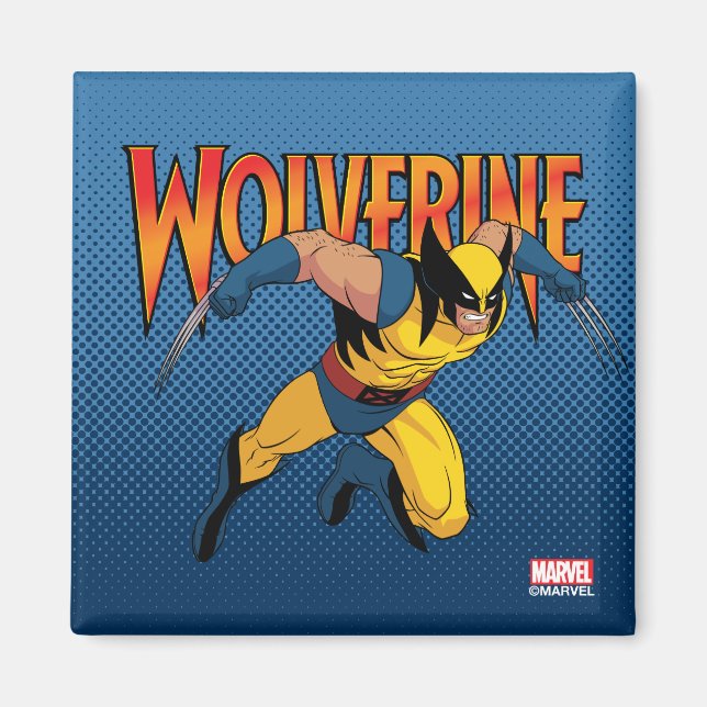 Aimant Pose de caractères Wolverine (Devant)