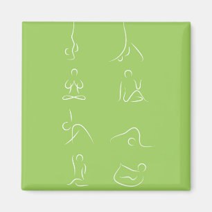 Aimant Poses de yoga