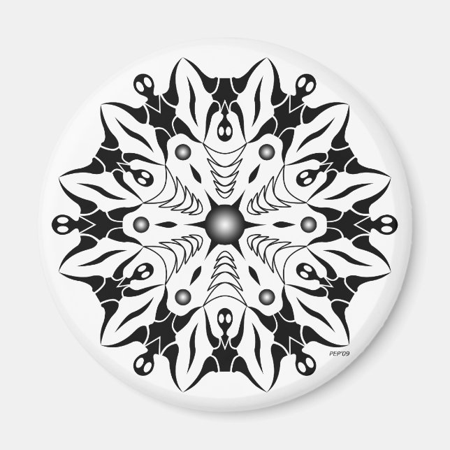 Aimant Positions opposées (Devant)