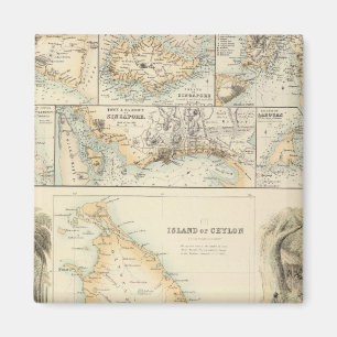 Aimant Possessions britanniques en mer d'Inde