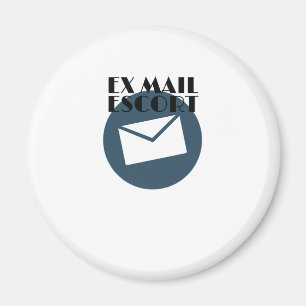 Aimant Poste retraité Ex Escort Mail Carrier