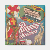 Poster de cirque vintage Ringling Brothers