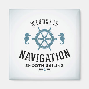 Aimant Poster de navigation de voile