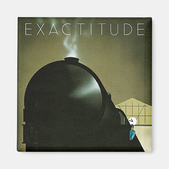 Aimant Poster Exactitude Railway (Devant)